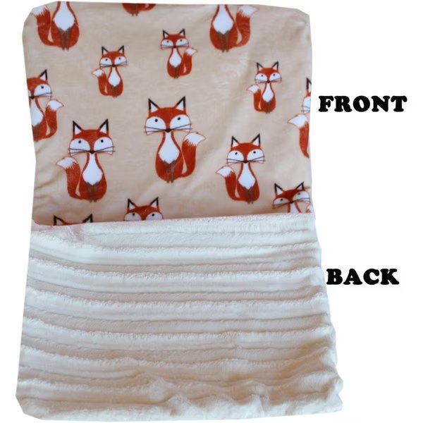 Luxurious Plush Big Baby BlanketFoxy, Mirage Pet Products, Mfr#: 500-135 FoxyBB